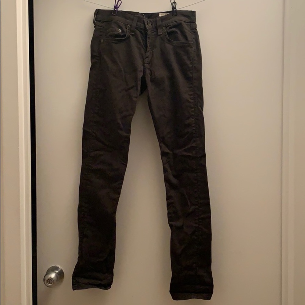 Rag & Bone Lightly Worn The Dre Dark Green Jeans